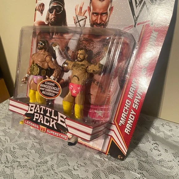 WWE Mattel Wrestling Figure 2 Pack Macho Man Randy Savage & CM Punk - Picture 7 of 10